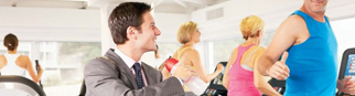 Happy Corporate Fitness Clients Renting Gym Equipment