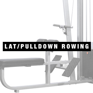 MuscleD Dual Lat Pulldown / Row